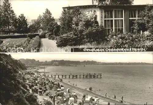 Rerik Ostseebad Lesecafe Strandpartie Kat. Ostseebad Rerik