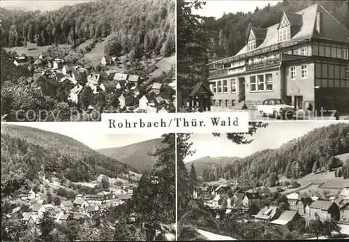 Rohrbach Rudolstadt Total und Teilansichten Kat. Rohrbach Rudolstadt