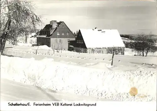Schellerhau Ferienheim VEB Kelterei Lockwitzgrund Kat. Altenberg
