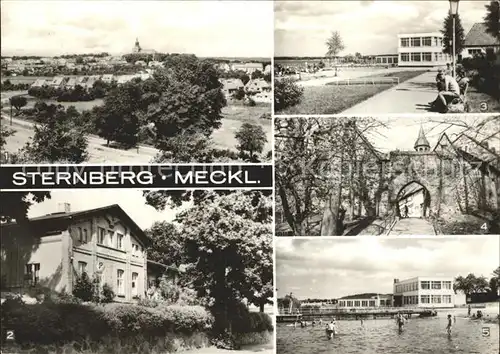 Sternberg Mecklenburg Panorama Landambulatorium Konsum Strandgaststaette Muehlentor Kat. Sternberg Mecklenburg
