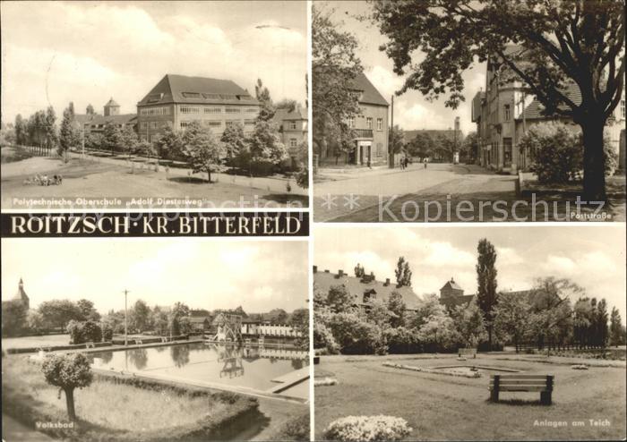 Roitzsch Bitterfeld Polytech Oberschule Adolf Diesterweg Poststrasse