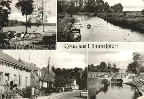 Himmelpfort Gransee Havelpartie Dorfstr Schleuse Kat. Fuerstenberg