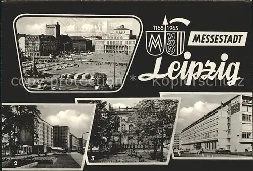 Leipzig Karl Marx Platz Georg Strasse Alte Handelsbank Hauptpost Kat. Leipzig