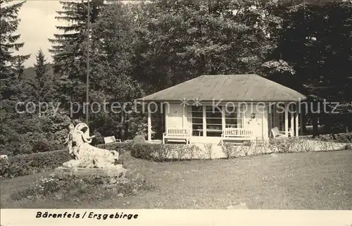 Baerenfels Erzgebirge Haeuschen im Erz. Kat. Altenberg