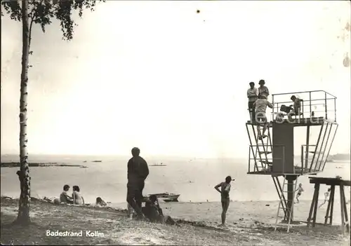 Quitzdorf See Badestrand Kollm Stausee Kat. Quitzdorf See