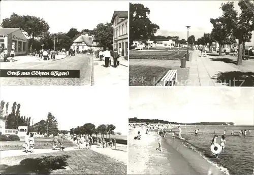 Goehren Ruegen Strand Ortsansichten Kat. Goehren Ostseebad Ruegen