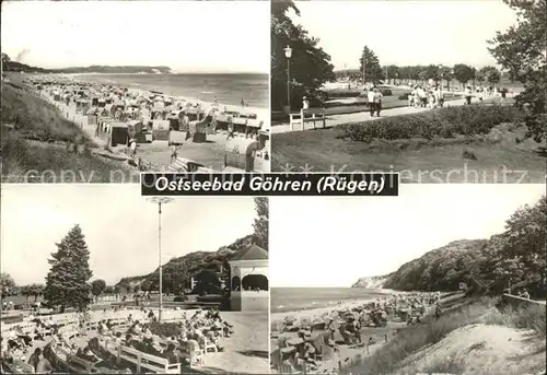 Goehren Ruegen Strand Kuranlage Kat. Goehren Ostseebad Ruegen