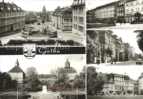 Gotha Thueringen Hauptmarkt Schloss Friedenstein am Neumarkt am Hauptmarkt Kat. Gotha