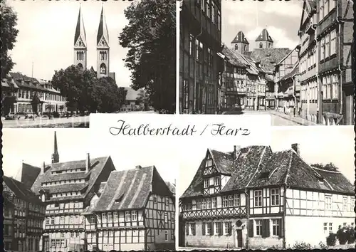 Halberstadt Domplatz Taubenstrasse Kulk Gleimhaus Kat. Halberstadt