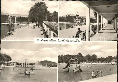 Grossschoenau Sachsen Waldstrandbad Freibad der DDR Kat. Grossschoenau Sachsen