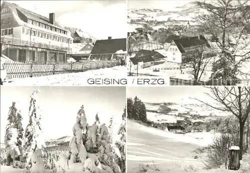Geising Erzgebirge Kur und Erholunsgsort Kat. Geising Osterzgebirge