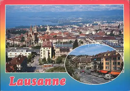 Lausanne VD Ortsansichten Kat. Lausanne