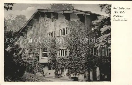 Bad Liebenstein Klubhaus Friedensallee  Kat. Bad Liebenstein