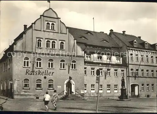 Pulsnitz Sachsen Rathaus Ratskeller  Kat. Pulsnitz