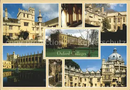 Oxford Oxfordshire Colleges Kat. Oxford
