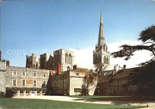 Chichester West Sussex Cathedral Bishops Palace  / Chichester /West Sussex