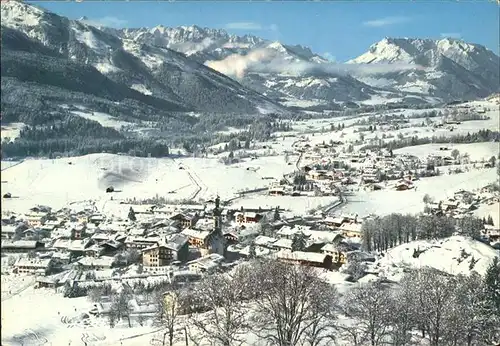 Reit Winkl mit Kaisergebirge Kat. Reit im Winkl