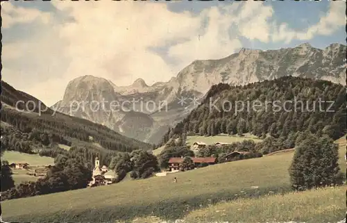 Ramsau Berchtesgaden mit Reiteralp Kat. Ramsau b.Berchtesgaden