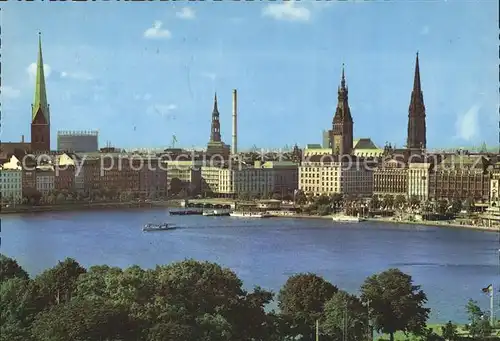 Hamburg Binnenalster und City Kat. Hamburg