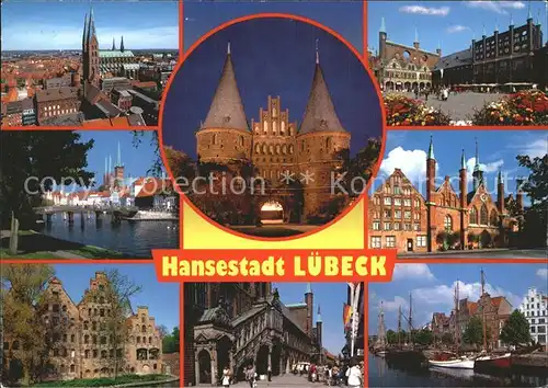 Luebeck Hansestadt Alstadt Hafen Kat. Luebeck