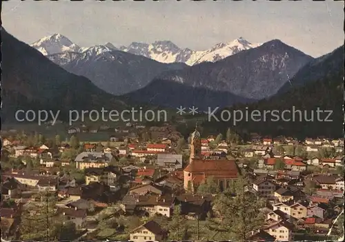 Mittenwald Karwendel Tirol mit Solstein Erlspitze  Kat. Schwaz