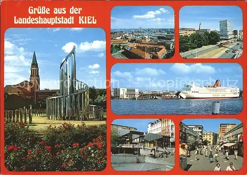 Kiel Faehrschiff Stena Line Ortsansichten Kat. Kiel