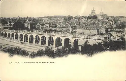 Lausanne VD Grand Pont  Kat. Lausanne