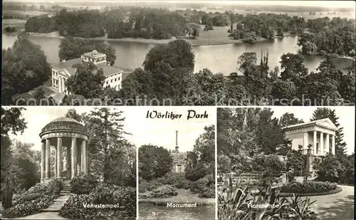 Woerlitz Park Venustempel Monument Floratempel  Kat. Woerlitz