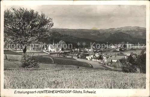 Hinterhermsdorf  Kat. Sebnitz