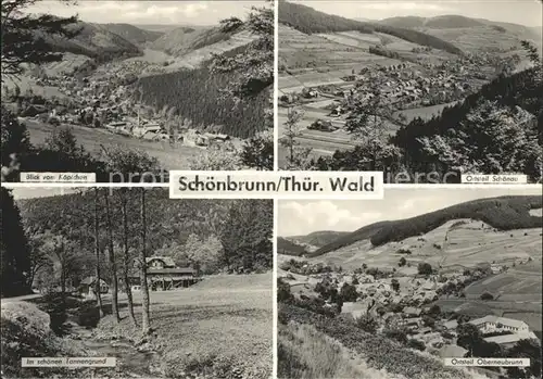 Schoenbrunn Schleusegrund Schoenau Koeplchen Oberneubrunn Kat. Schleusegrund