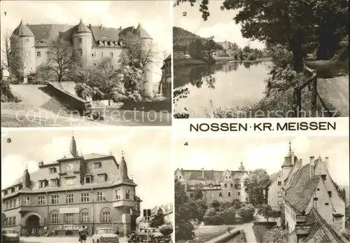 Nossen Schloss Freiberger Mulde Rathaus  Kat. Nossen