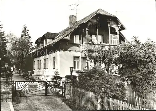 Baerenfels Erzgebirge Ferienheim Friedrich List Haus am Walde  Kat. Altenberg