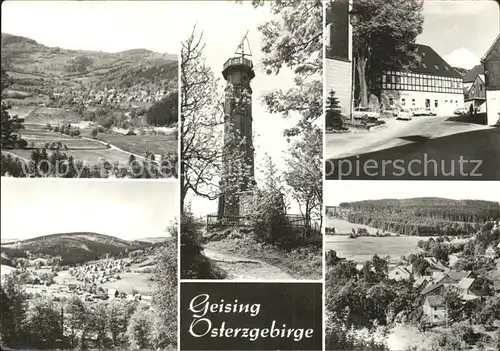 Geising Erzgebirge Turm Gebaeude  Kat. Geising Osterzgebirge