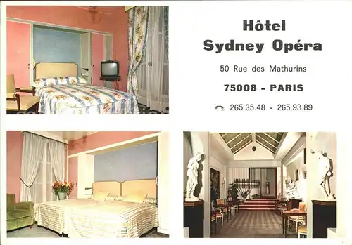 Paris Hotel Sydney Opera  Kat. Paris