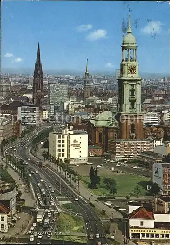 Hamburg Ost West Strasse St. Michaeliskirche St. Nikolaikirche  Kat. Hamburg