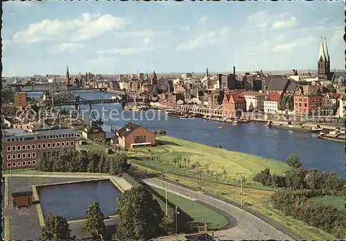 Bremen Weser Teilansicht  Kat. Bremen