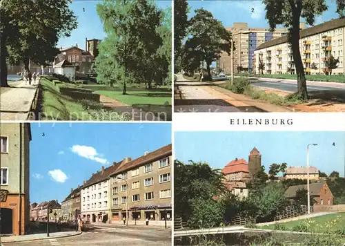 Eilenburg Bahnhof Hochhaus Leipziger Strasse Sorbenburg  Kat. Eilenburg