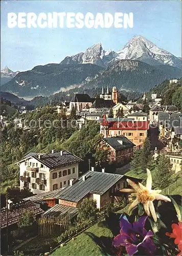 Berchtesgaden Ortsansicht  Kat. Berchtesgaden