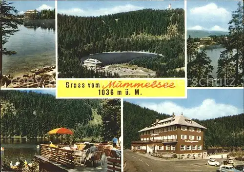 Mummelsee Berghotel Mummelsee  Kat. Seebach