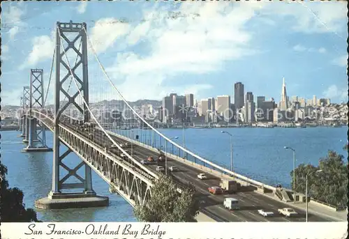 San Francisco California Oakland Bay Bridge  Kat. San Francisco