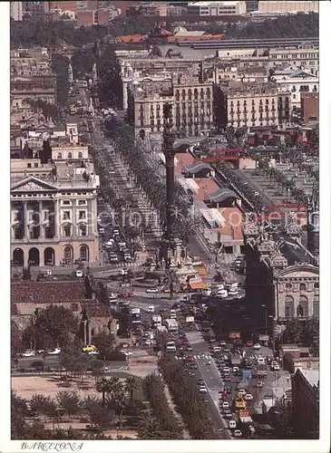 Barcelona Cataluna Teilansicht Kat. Barcelona