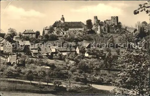 Frauenstein Sachsen Schloss Ruine Kat. Frauenstein Sachsen