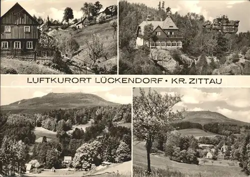 Lueckendorf Teilansichten Kat. Kurort Oybin