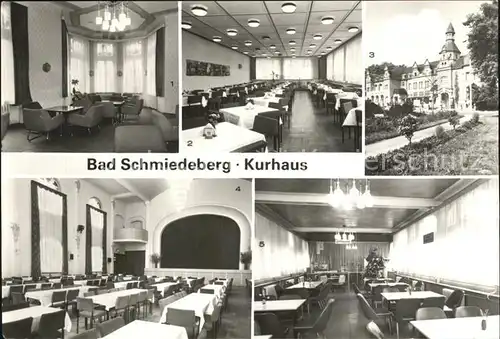 Bad Schmiedeberg Duebener Heide Kurhaus Leninzimmer Speisesaal Kurhaussaal Kat. Bad Schmiedeberg Duebener Heide