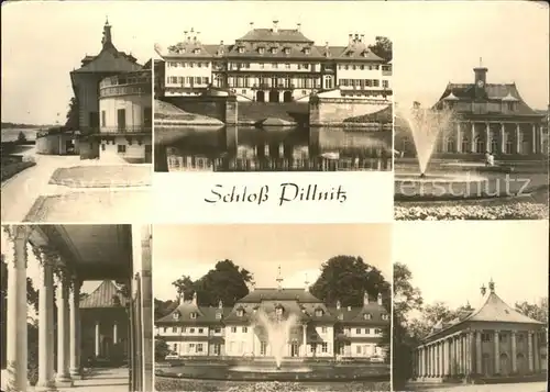 Pillnitz Schloss Pillnitz Teilansichten Kat. Dresden