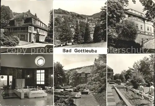 Bad Gottleuba Berggiesshuebel Klinik Sanatorium Stationen 6 und 8 Kurhaus Wasserbehandlung Wassertretanlage Kat. Bad Gottleuba Berggiesshuebel