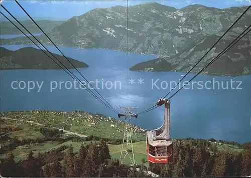 Beckenried Vierwaldstaettersee Luftseilbahn auf Klewenalp Kat. Beckenried