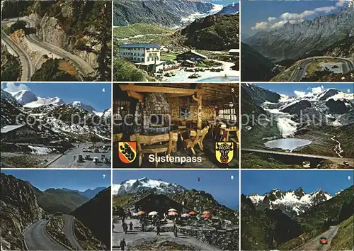 Sustenpass Sustenstr Hotel Steingletscher Himmelrank Kulm Bergstube Obertal Passhoehe Fuenffingerstoecke Meiental Kat. Susten