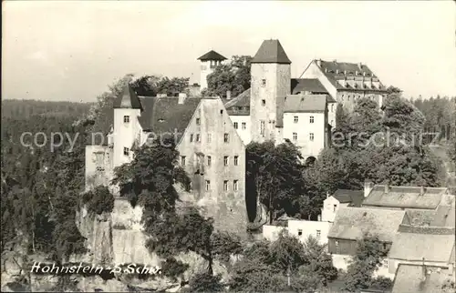 Hohnstein Saechsische Schweiz Burg Kat. Hohnstein