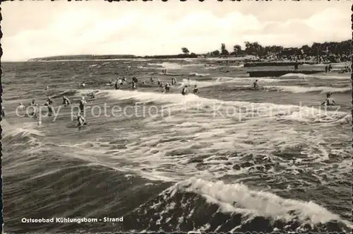 Kuehlungsborn Ostseebad Strand Kat. Kuehlungsborn